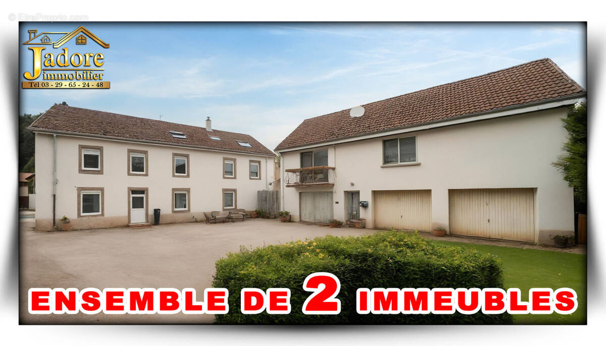 Immeuble+ maison + garage - photo 2