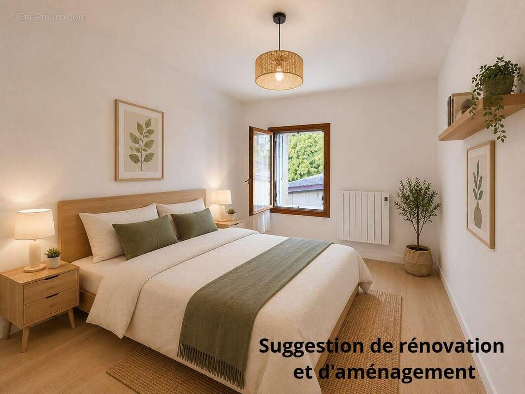 suggestion rénovation et aménagement chambre 1 - Maison à MONTELIER
