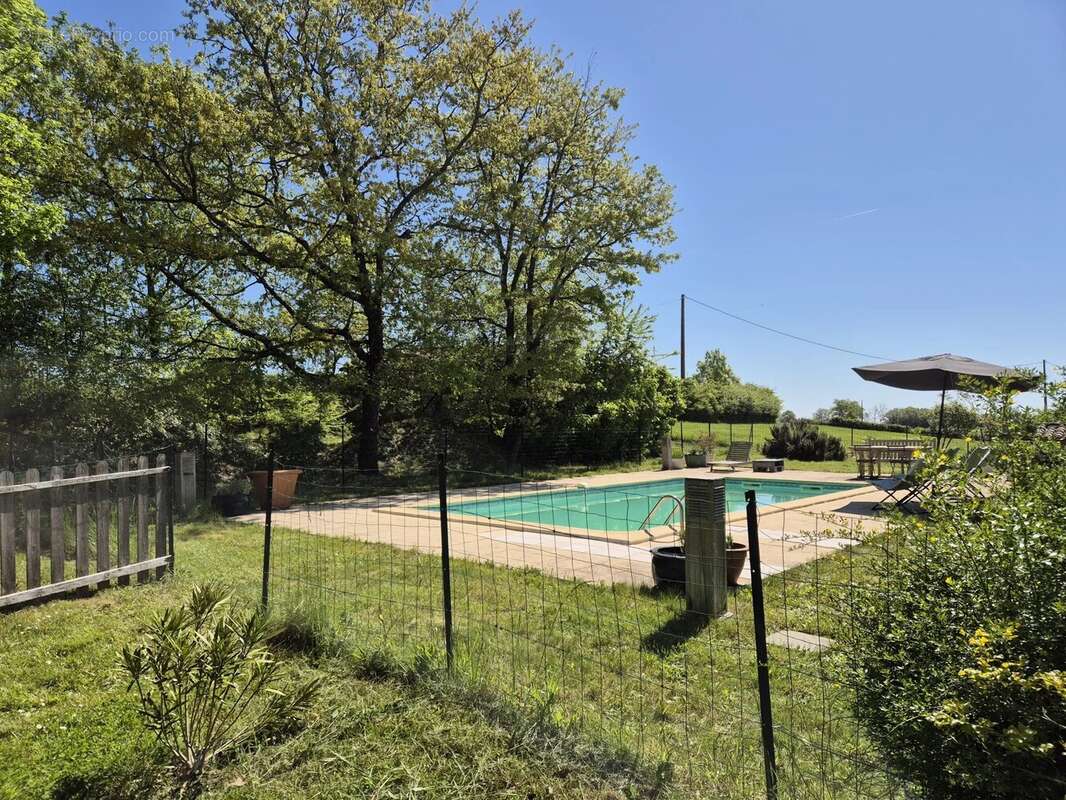 Deux maisons en pierre de caractère avec piscine, dépendances et 1,2 hectare de terrain près de Montaigu-de-Quercy - photo 2