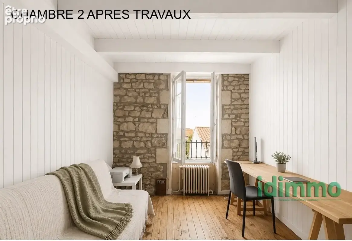 Maison ancienne en pierre en bon etat general de 90 m2 sur un terrain clos de 148 m2. 5 mn de la gare et du v - photo 14