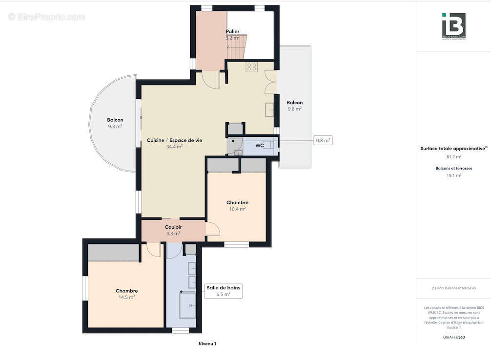 Appartement à CARQUEIRANNE