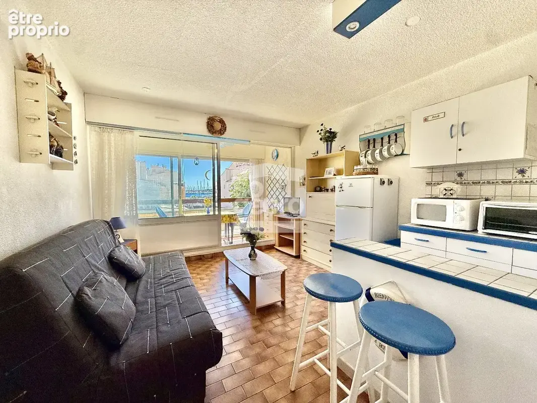 Réf : 2321 - Vente Studio Cabine, secteur Centre-Port au Cap d'Agde ! - photo 1
