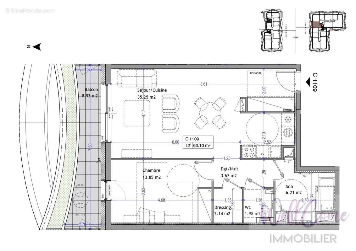 Appartement à AIX-LES-BAINS