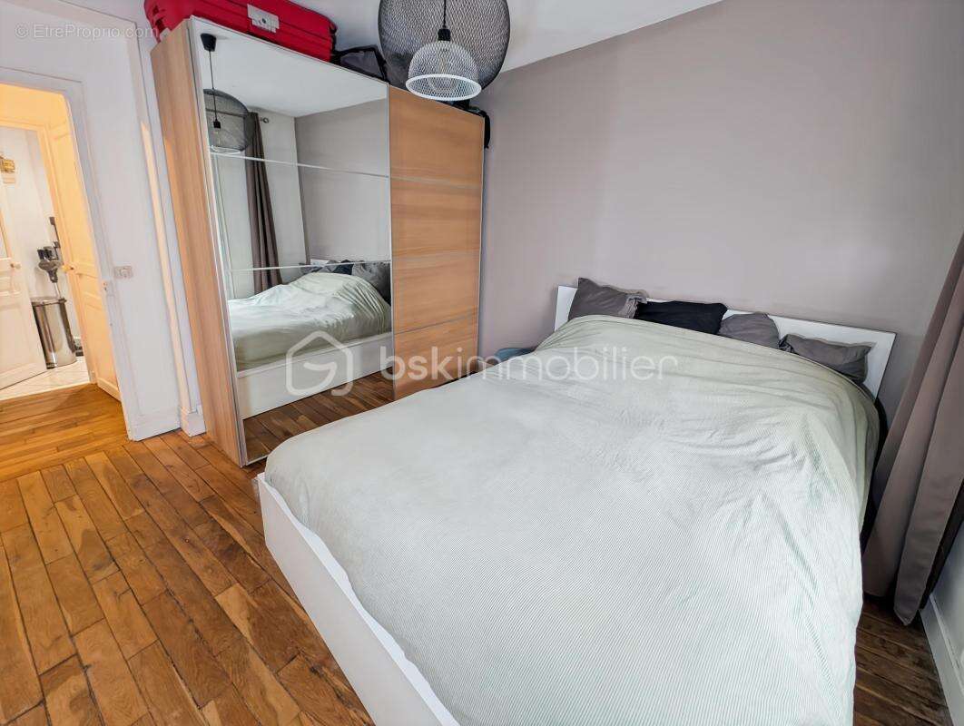Bel appartement f2 (f3 possible) vincennes centre: cachet et luminosite! 6 minutes a pieds de l'avenue du chateau, de la mairie, - photo 4