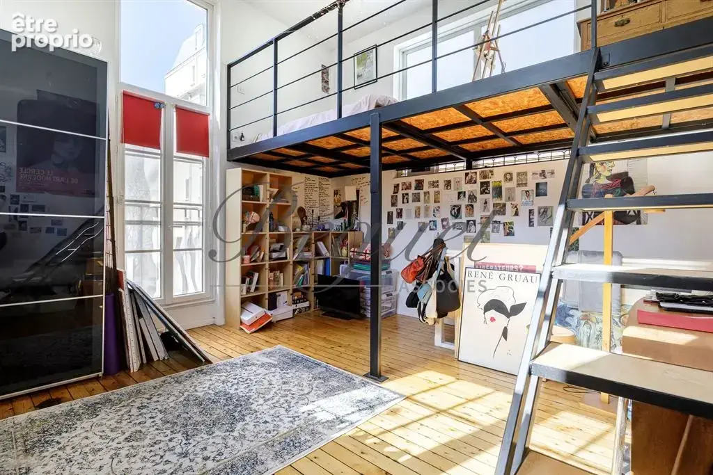 Paris 14e (75014), quartier Alésia — Maison familiale de 170 /207 m² avec terrasse, studio indépendant et stationnement - photo 13