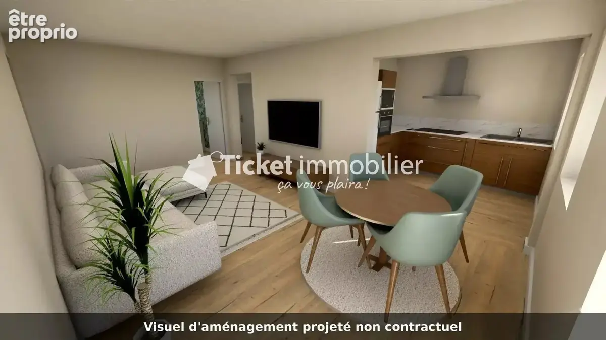Appartement t3 55m2 pompignan 1er étage, 2,80 m sous plafond, chambres côté jardin, sans charges de copropriété, toiture neuve e - photo 10