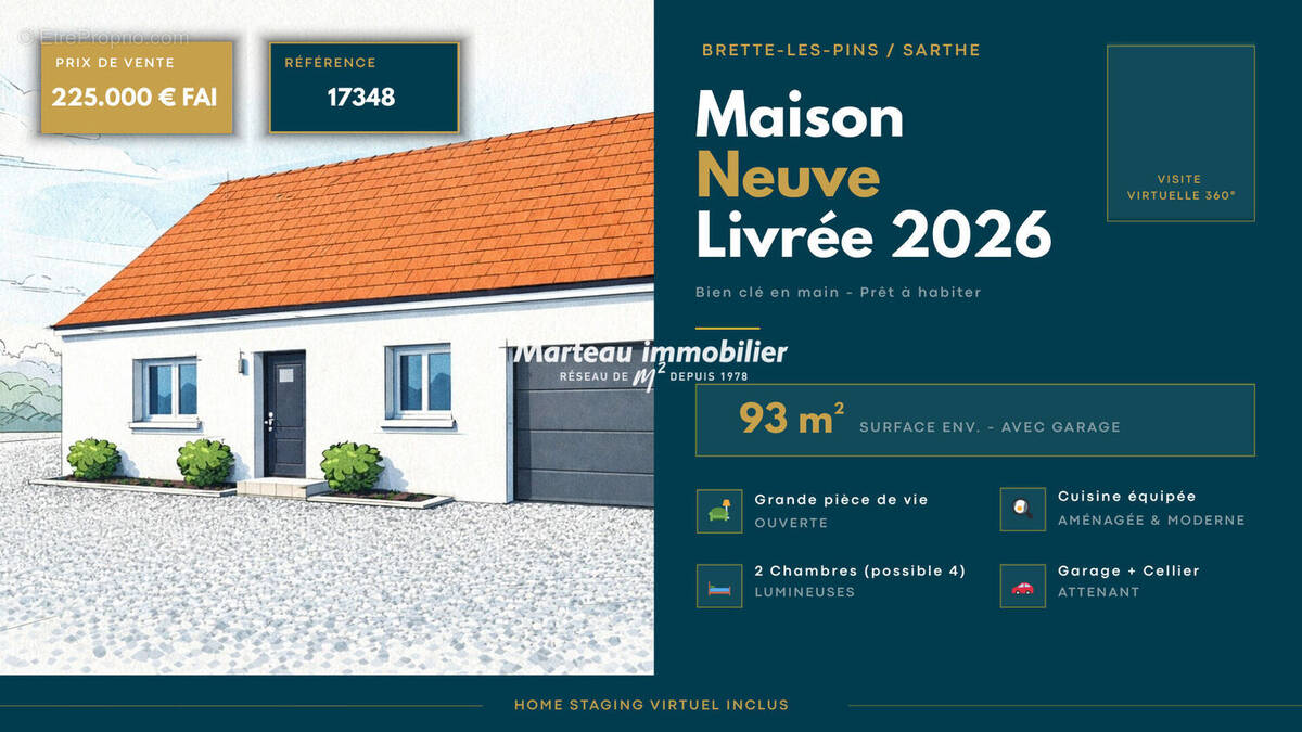 Maison à BRETTE-LES-PINS
