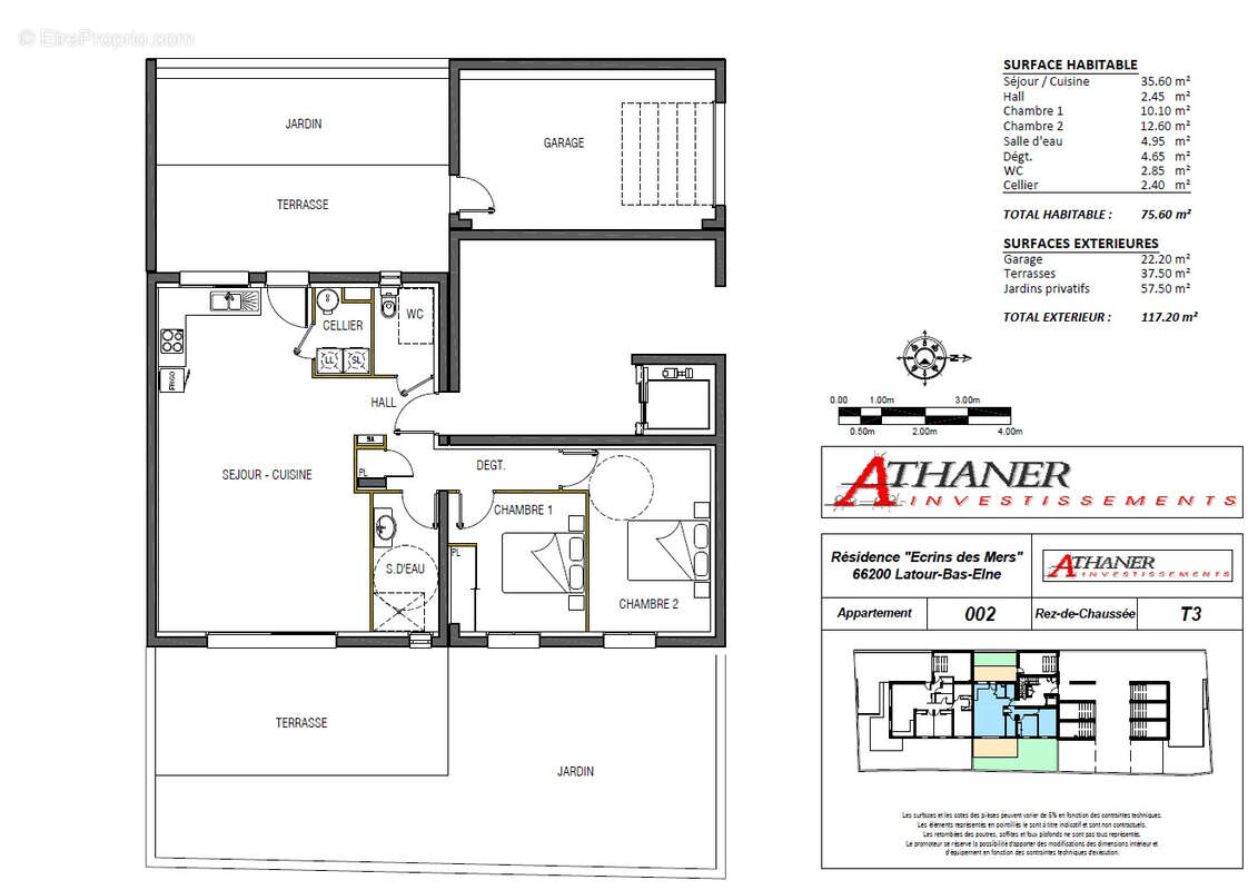 Appartement à LATOUR-BAS-ELNE