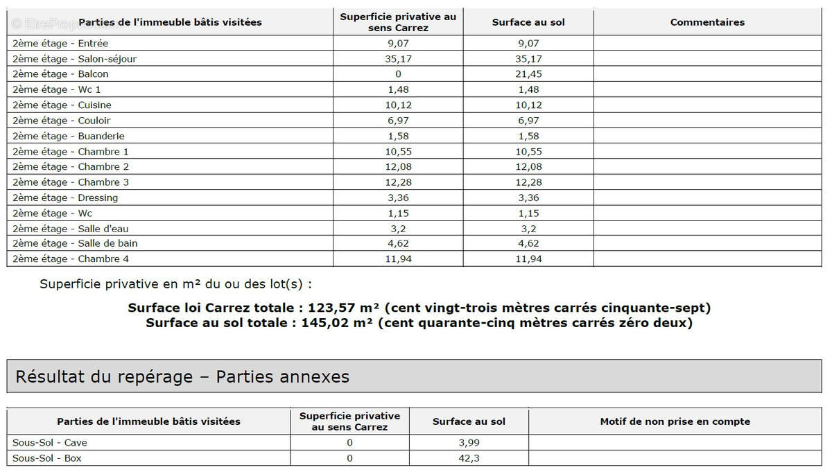 Appartement à VILLE-D'AVRAY