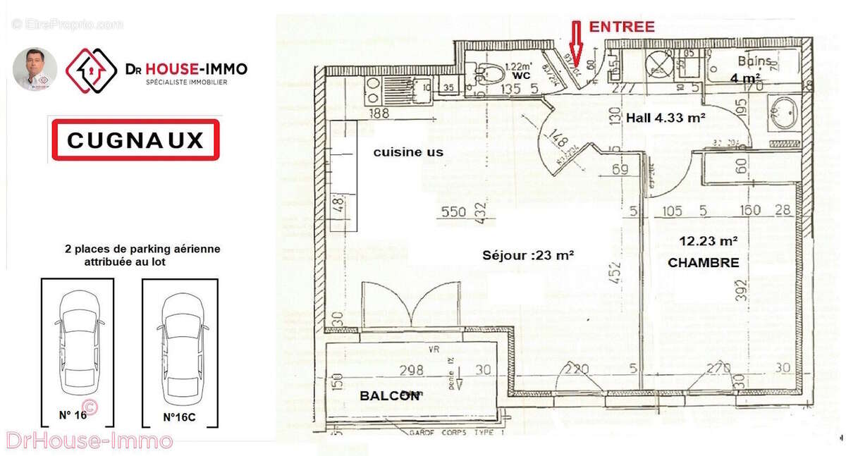 Appartement à CUGNAUX