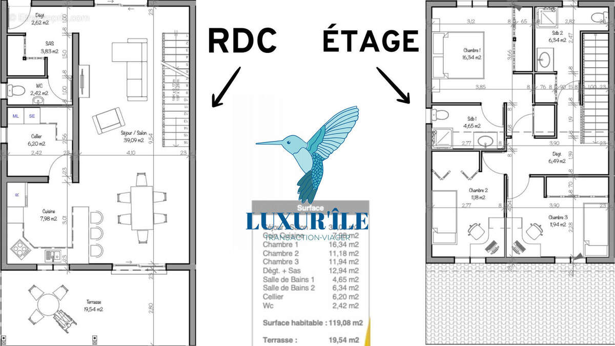 Maison à MORNE-A-L&#039;EAU