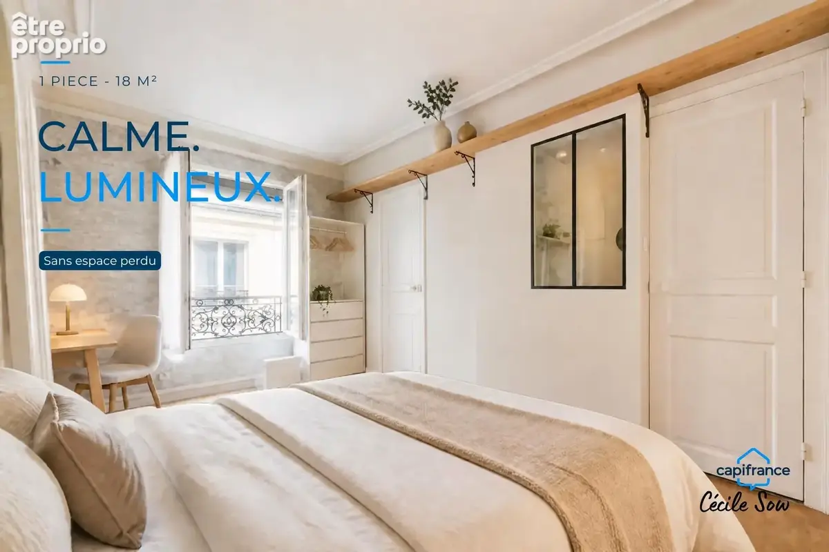 Idéal investisseur, pied-à-terre, primo‑accédant ou logement étudiant - Studio 17,88 m² – Paris 17ᵉ, quartier Ternes / Maillot – - photo 3