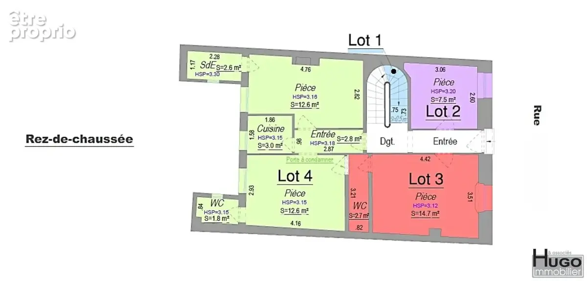 Offre d'achat acceptée !!! bordeaux saint-seurin - appartement 2 pieces a renover- au calme cöté jardin ! - photo 6