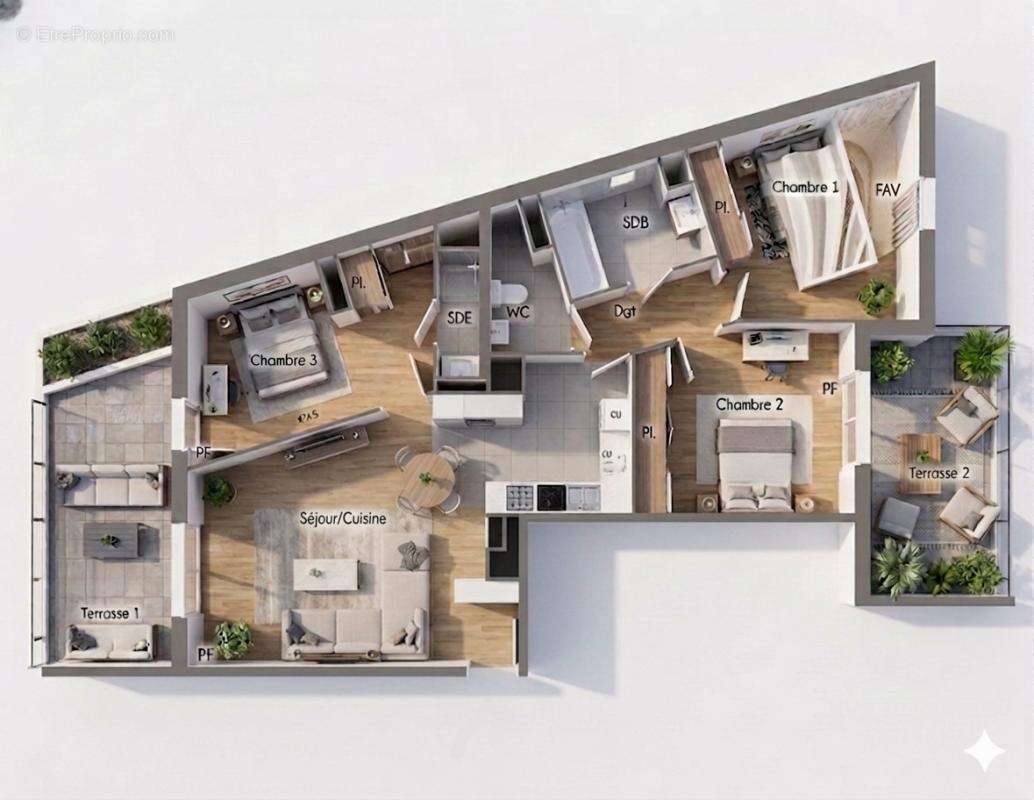Appartement à BEZIERS