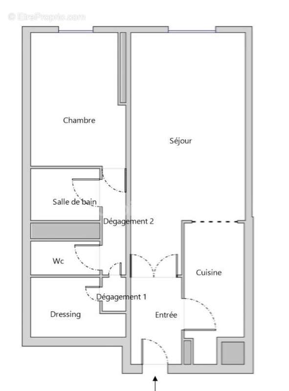 Appartement à vendre 2 pièces 48,70 m² PARIS 20EME ARRONDISSEMENT (75) en excellent état au sein d'une résidence standing - photo 15