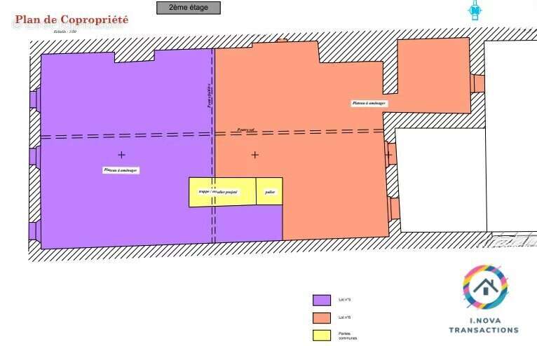 Plateau brut de 90 m² – Fort potentiel – Centre-ville de Saverdun - photo 4