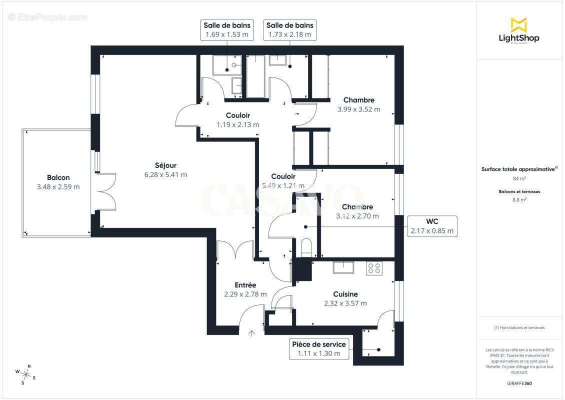Appartement à LYON-4E