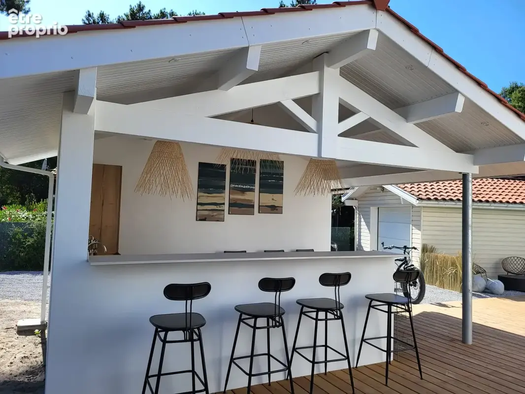 Maison T6 CAPBRETON quartier BOUHEBEN 130m2 + T1 de 23m2 + garage 16m2 + Pool House 15m2 - photo 2