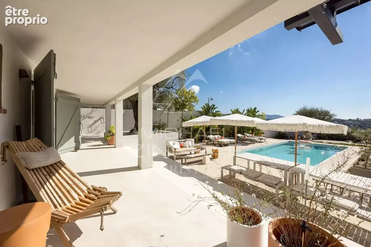 Nice - Bellet - Villa rénovée avec piscine, vue dégagée - photo 4