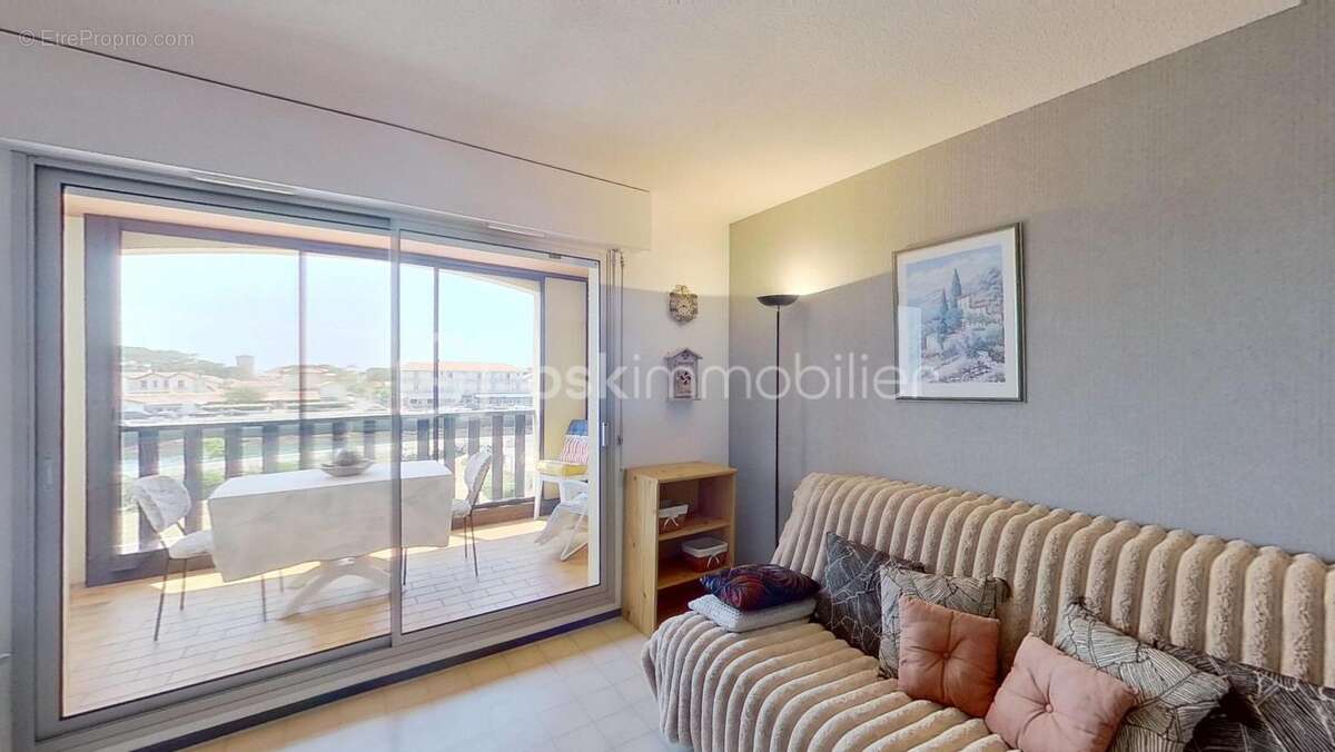 Appartement 2 pièces, vue panoramique sur le canal et le port, Capbreton - photo 4