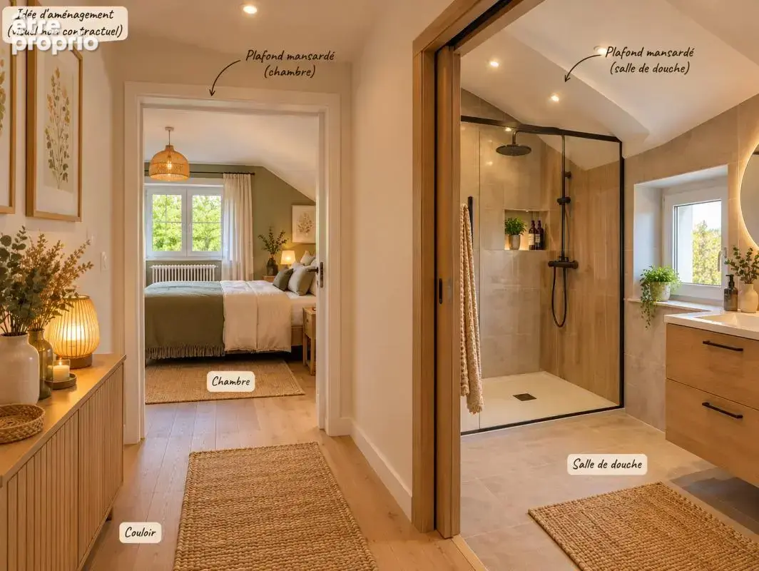 Maison à finir de rénover   Idéale pour donner vie à votre p - photo 10