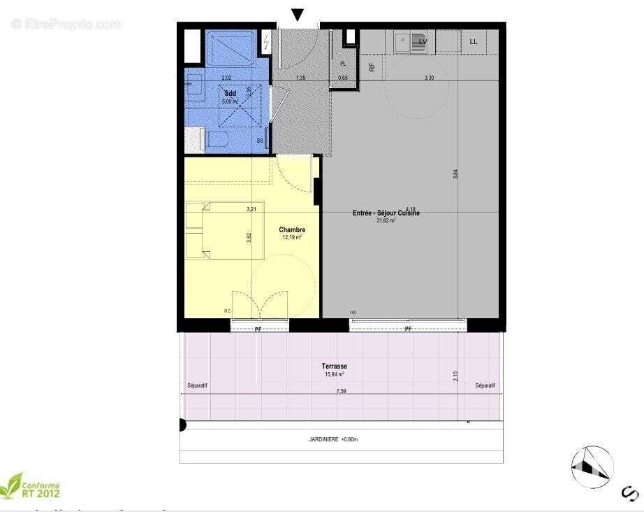 Photo 6 - Appartement à CHATEAUNEUF-GRASSE