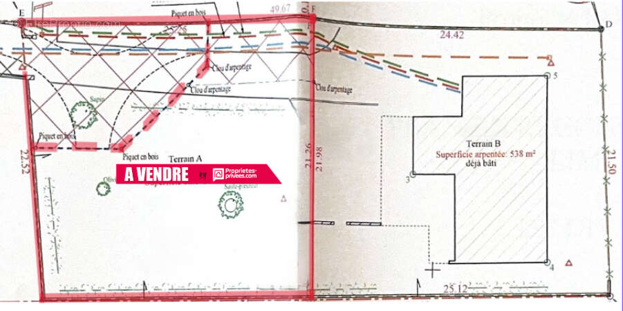 Terrain à ENTRAIGUES-SUR-LA-SORGUE