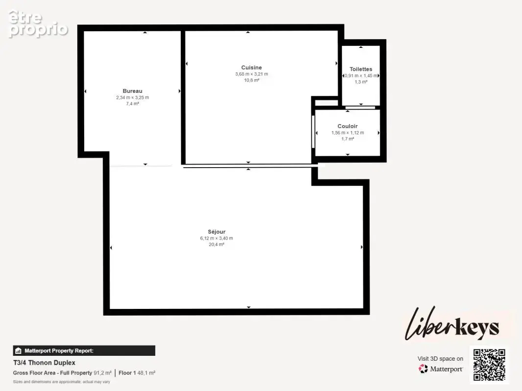 Appartement T3 en Duplex avec Bureau – Thonon-les-Bains - photo 10