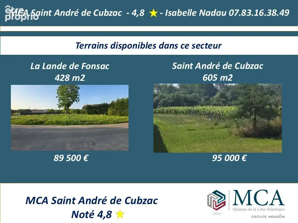 Terrain 453 m² à La Lande-De-Fronsac  - photo 2
