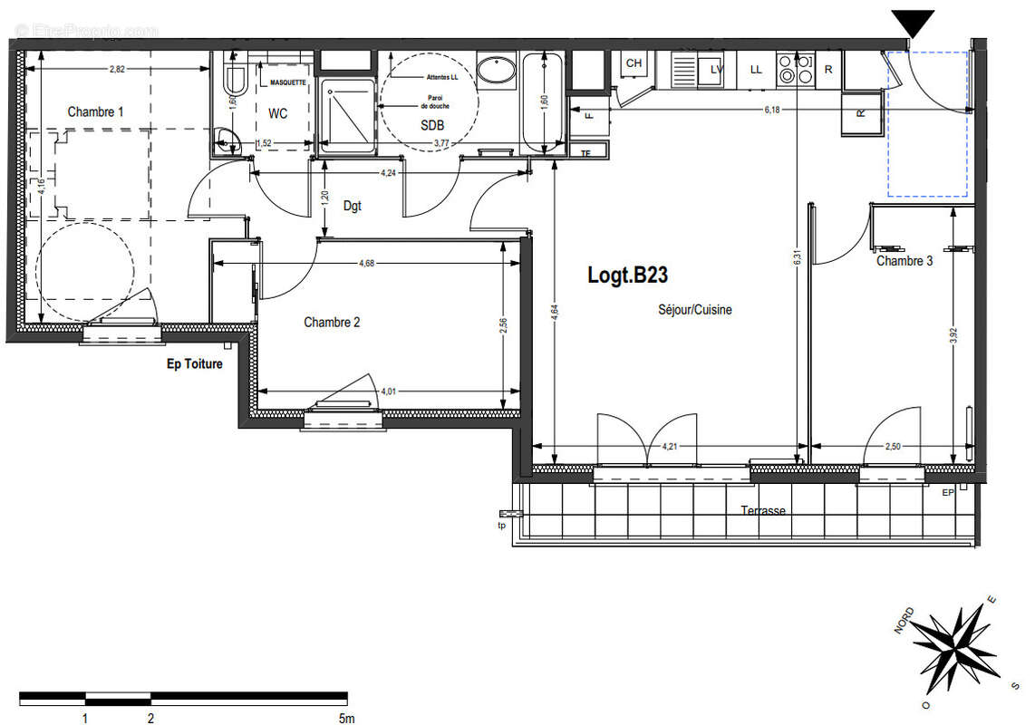 Appartement à MARSEILLE-13E