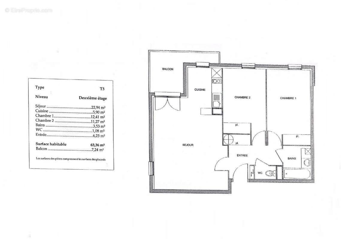 Appartement à MANTES-LA-JOLIE