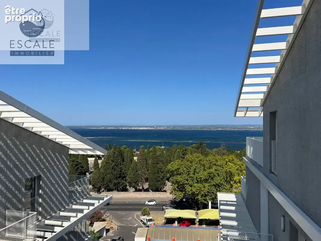 Vente grand t5 + 2 parkings + 1 garage + 1 cellier dans residence de standing au pied du mont st clair a sete - photo 2