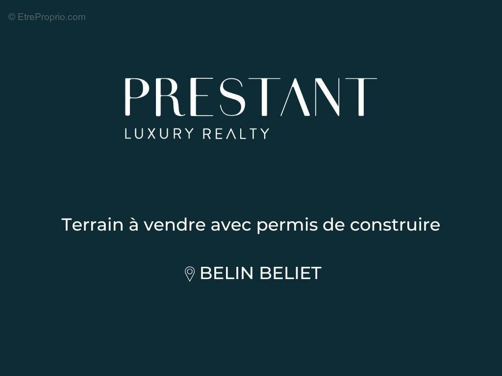 Terrain à BELIN-BELIET