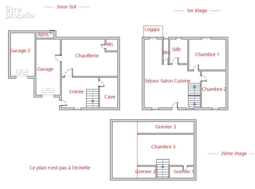 MONISTROL SUR LOIRE 43120 CENTRE VILLE maison 87m² 3 chambres garages sur 390m²  de terrain - photo 16