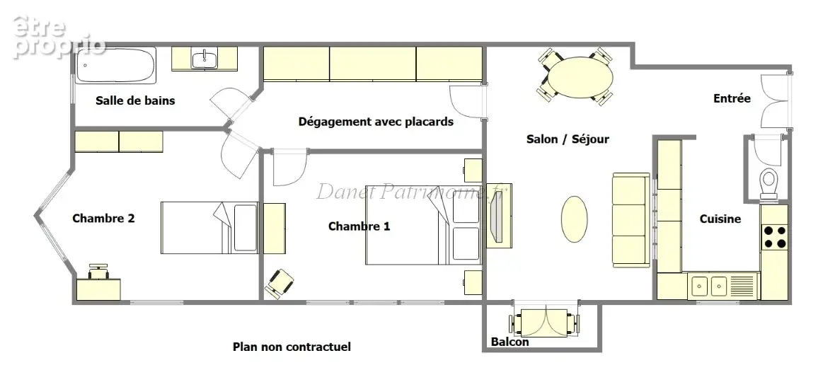 Agréable 3 pièces de 65 m² en parfait état avec balcon - photo 11