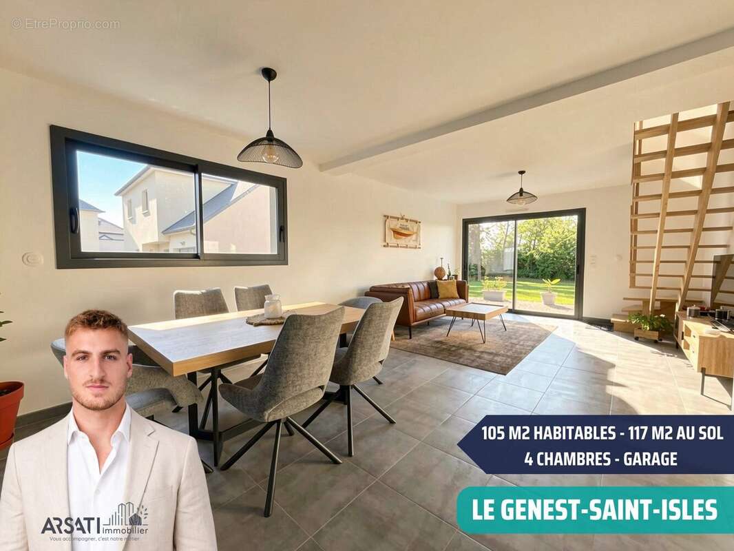 Maison à LE GENEST-SAINT-ISLE
