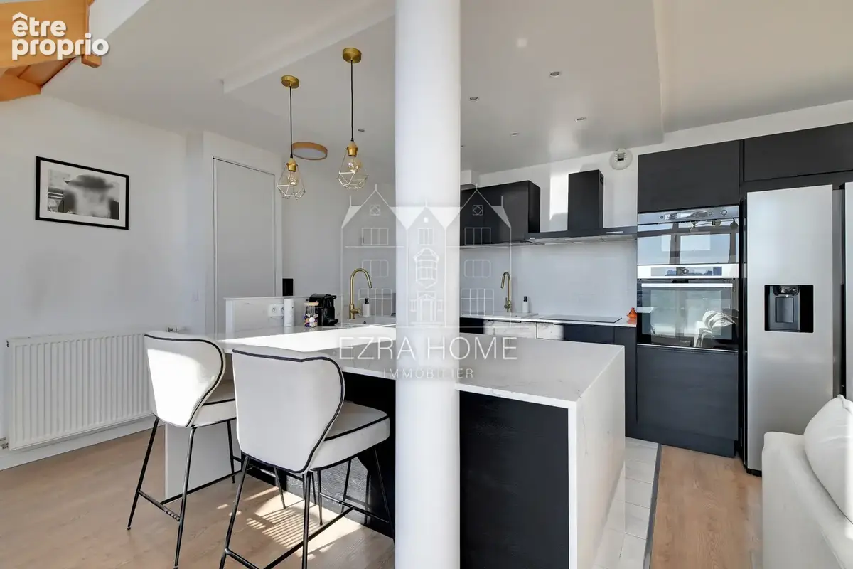 Asnières-sur-seine - duplex 5 pièces -  4 chambres -  terrasse -  vue exceptionnelle - coup de cœur - photo 13