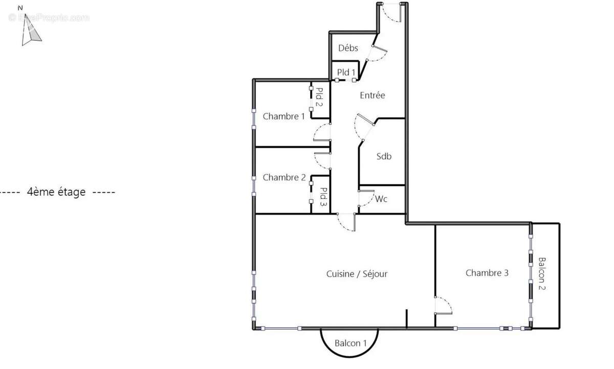 Appartement à CLOHARS-CARNOET