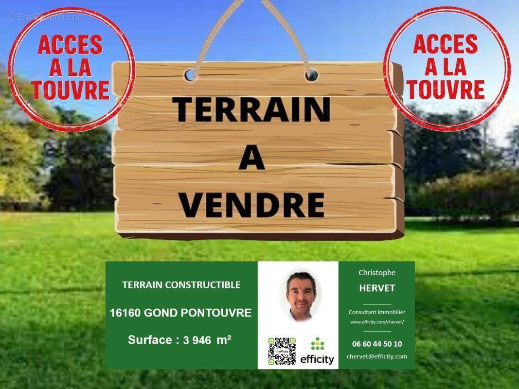 Terrain à GOND-PONTOUVRE