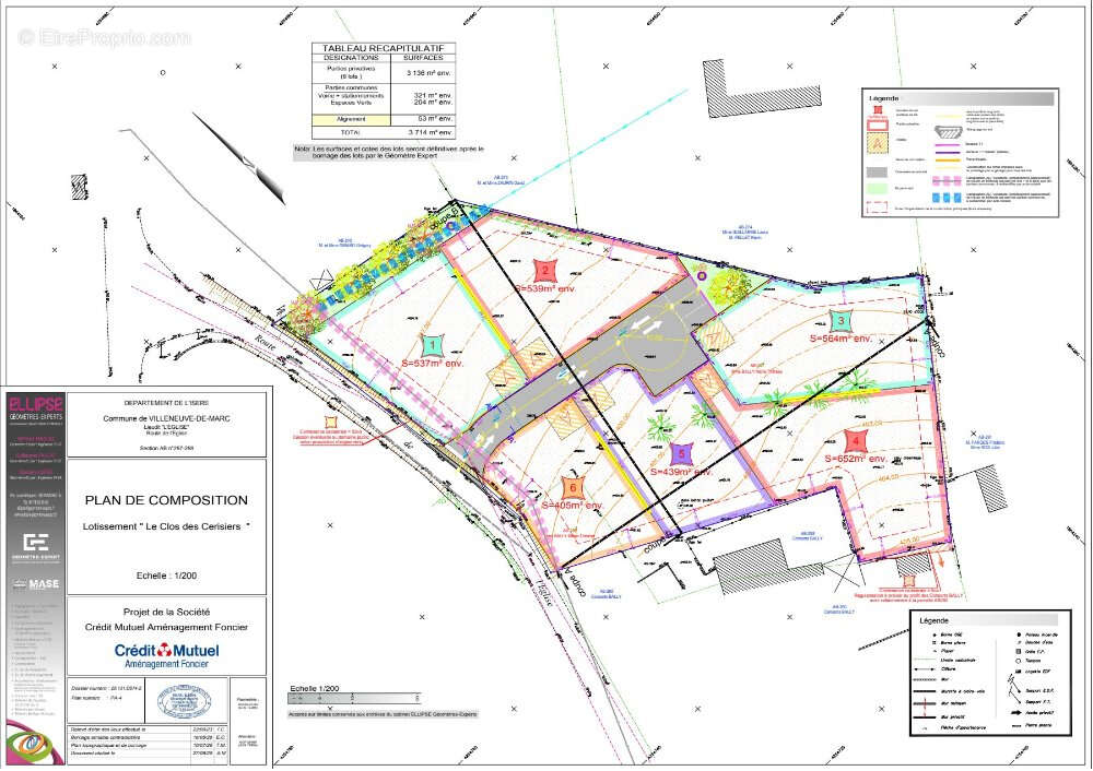 Terrain à VILLENEUVE-DE-MARC