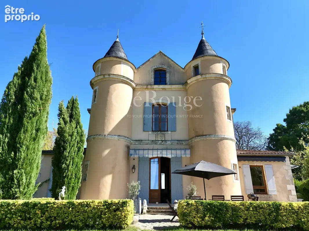 Entre Eymet et Marmande - Château à tourelles du XIXe entièrement restauré, piscine chauffée et 2,7 ha - photo 20