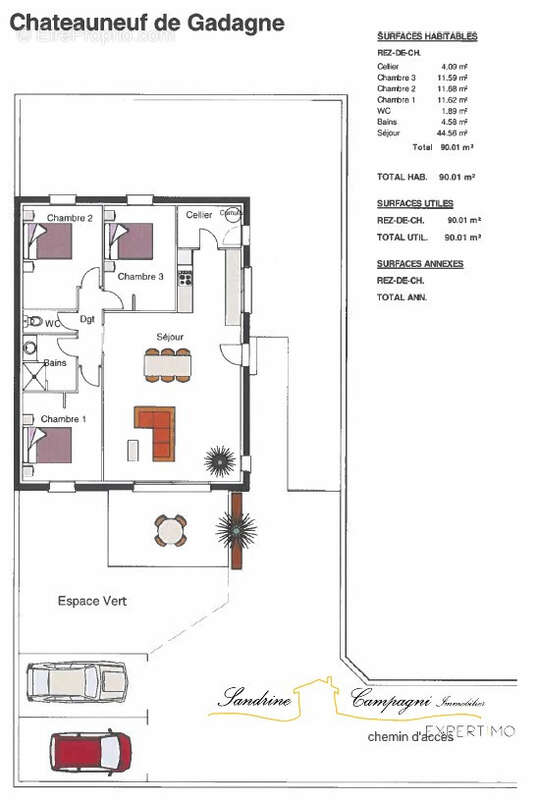 Maison à CHATEAUNEUF-DE-GADAGNE