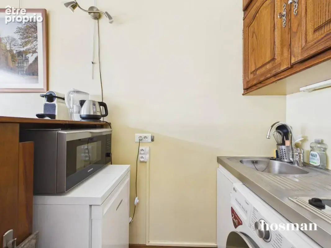 Idéal pied-à-terre ou investissement : Studio 21 m² - Rue Pasquier, Paris 8ème - photo 5