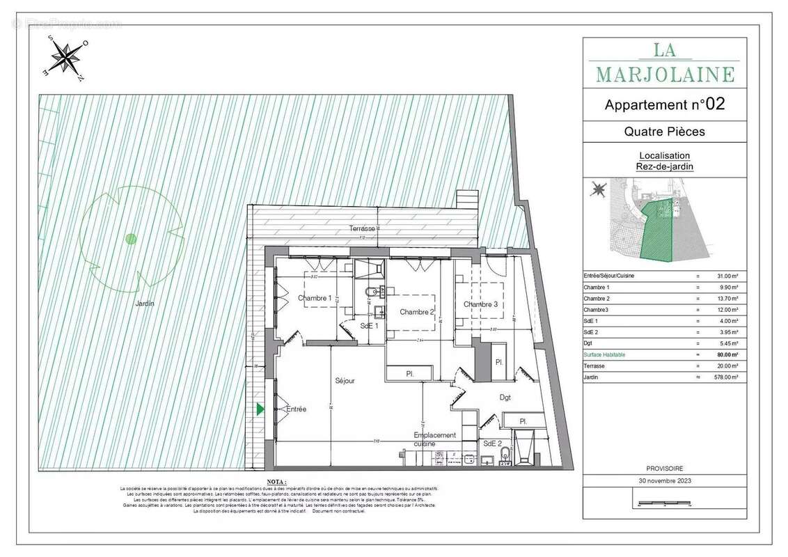 Appartement à MOUANS-SARTOUX
