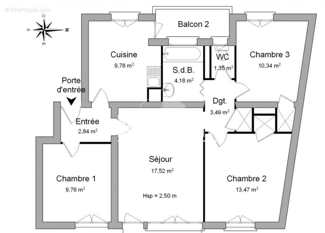 Appartement à SEMEAC