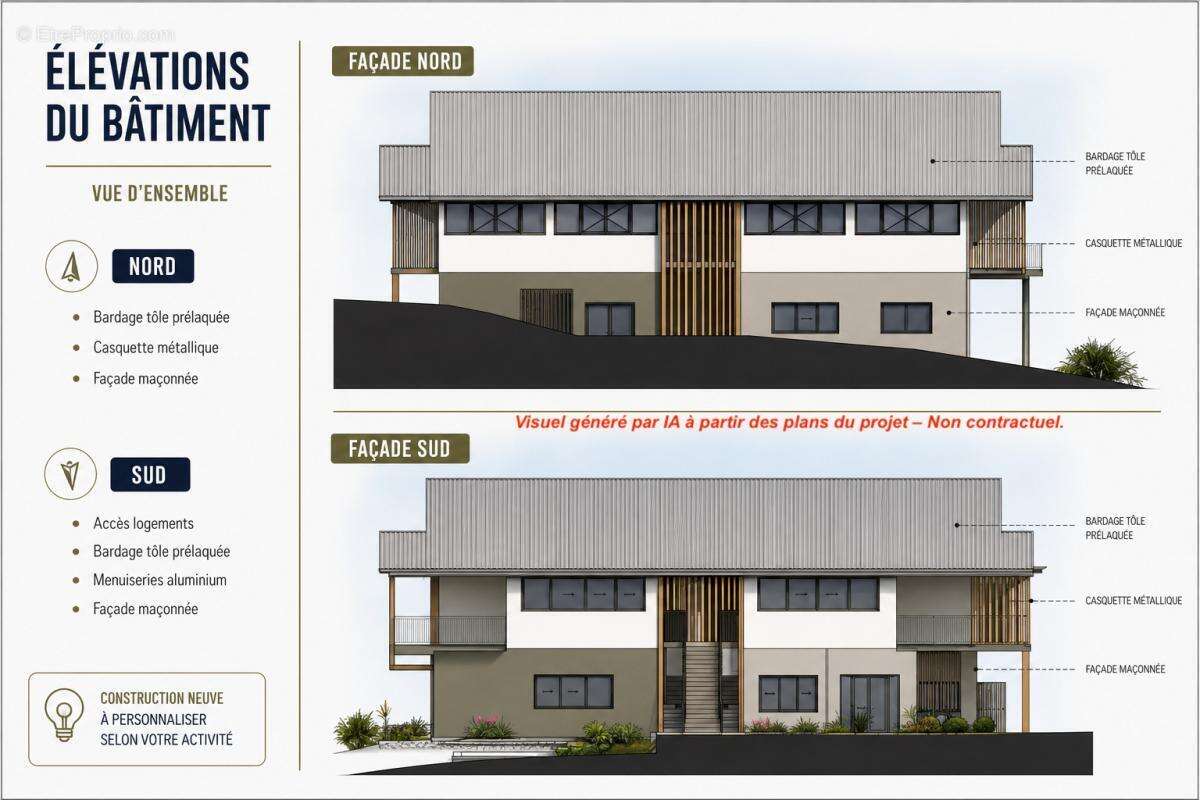 Étang-salé – ensemble immobilier neuf mixte professionnel et habitation - photo 9