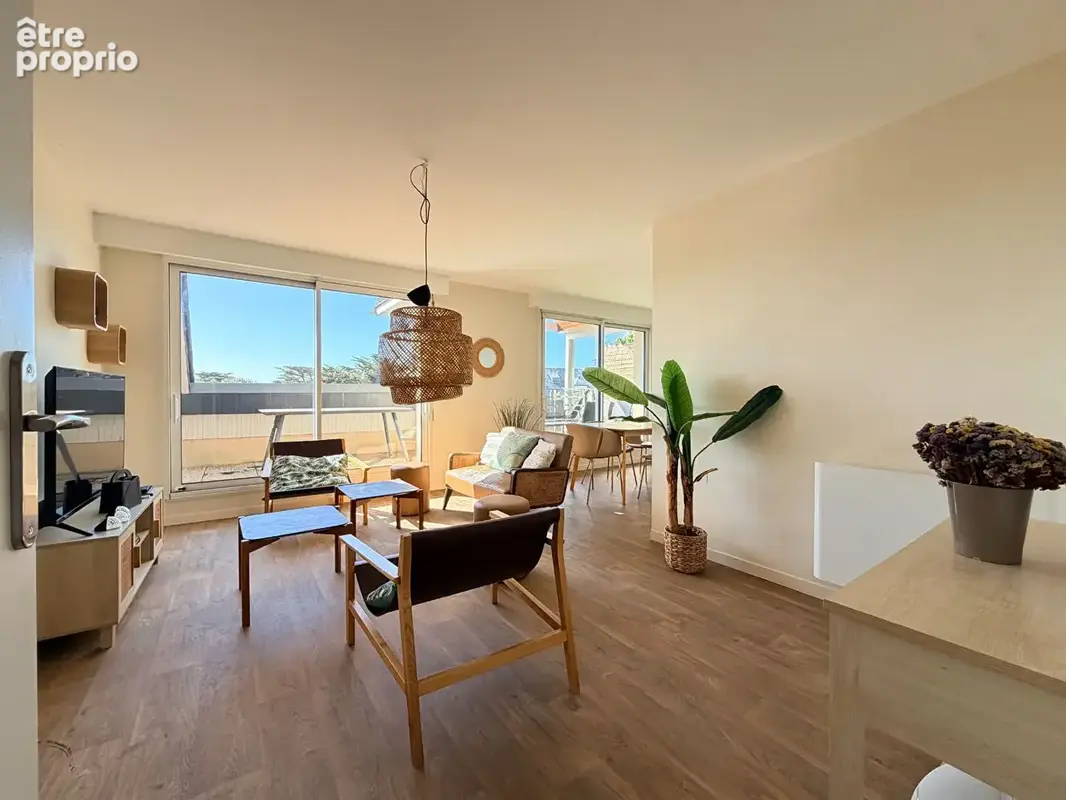 Appartement 3 pièces - pornichet - triangle d'or - dernier étage - photo 1