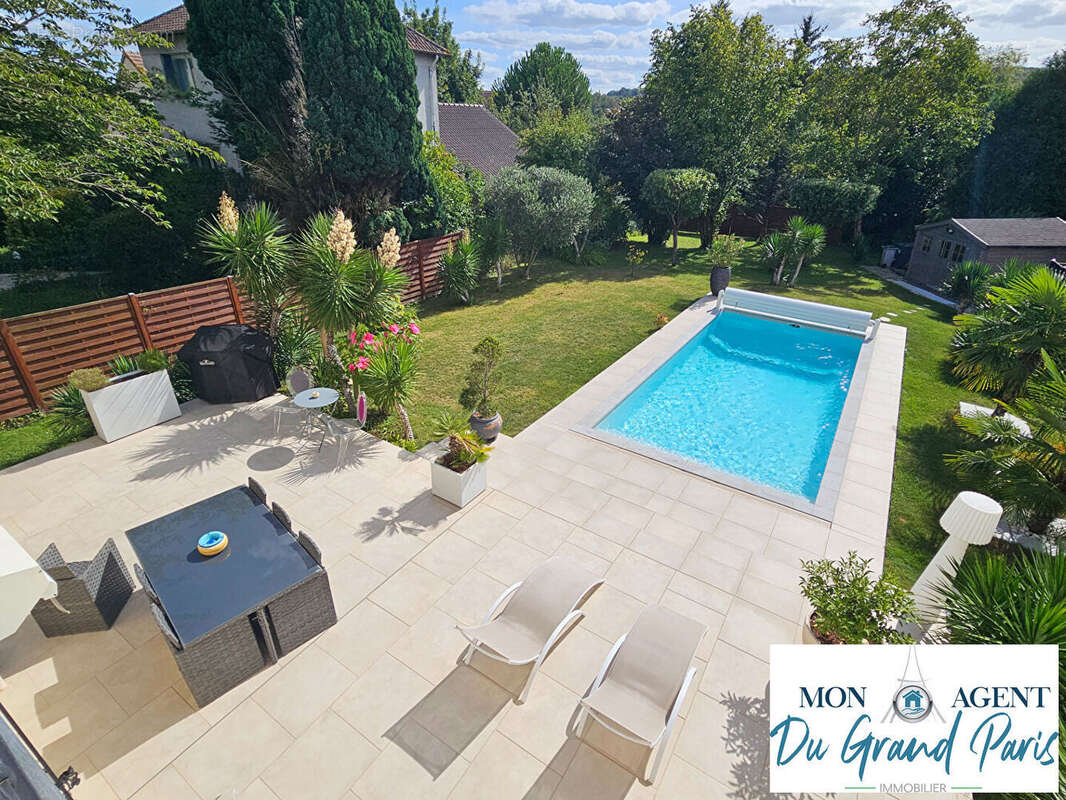 Maison contemporaine avec piscine Linas Marcoussis proche Grand Paris Sud Plateau de Saclay - photo 17