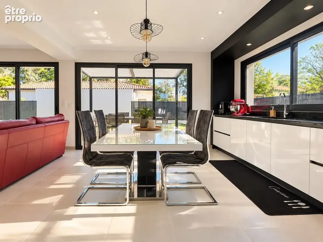 Rare ! Maison contemporaine de plain pied T5 neuve avec des prestations de standing. - photo 4