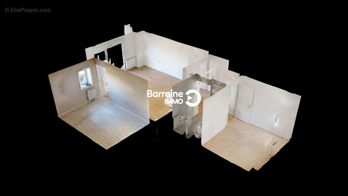 A vendre - lorient  centre ville - appartement recent de type 3 de 55m² avec balcon et garage - photo 19